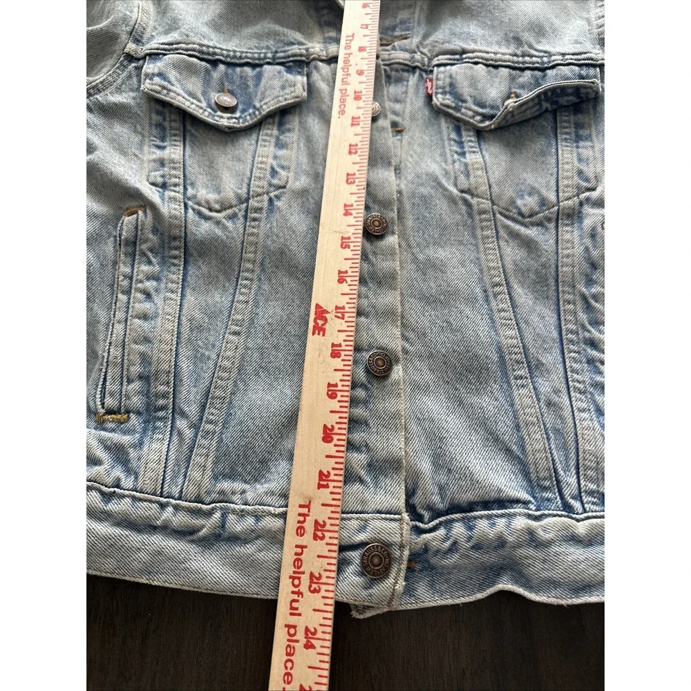 80s Levi's Vintage Trucker Jacket Button Men's Size S/M 70506 Made in USA